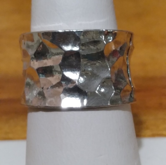 Dragonfly Ring Nature Inspired Bohemian Hippie Style Rhodium Two-Tone/Torqouise - Picture 4 of 5